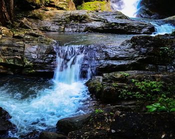 View of waterfall