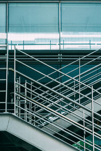 Low angle view of spiral staircase