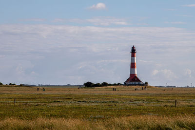 Sunbeams over the salt marshes off uelvesbüll