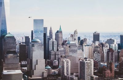 Modern cityscape against sky