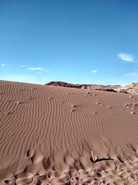 Sand dunes in atacama - chile. the driest place on earth.