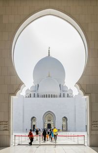 Low angle view of church