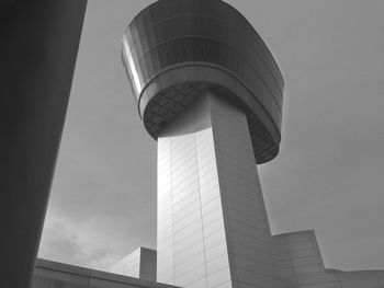 Low angle view of tower against sky