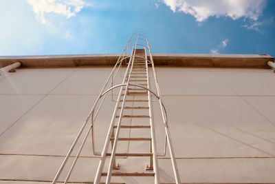 Low angle view of bridge against sky