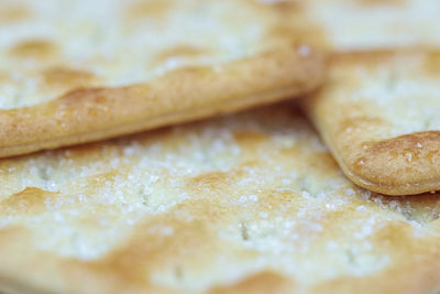 Close-up of bread on table