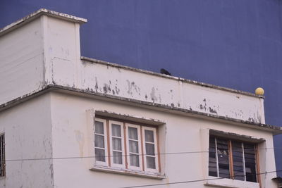 Low angle view of building against sky