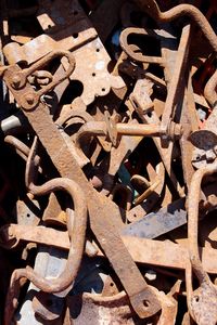 Close-up of rusty metal