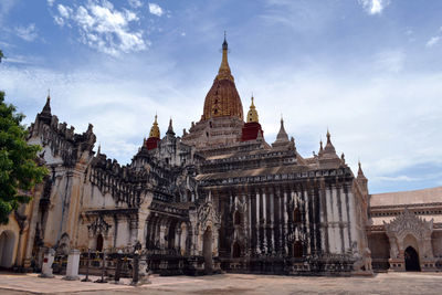 Low angle view of historical building against sky