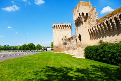 View of historic building against sky