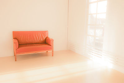 Empty sofa at home