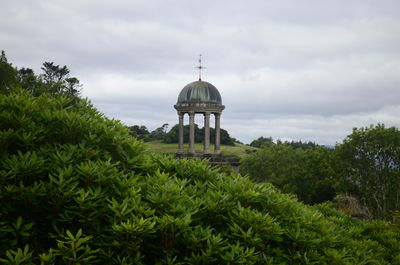 Low angle view of building against sky