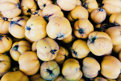 Full frame shot of fruits for sale in market