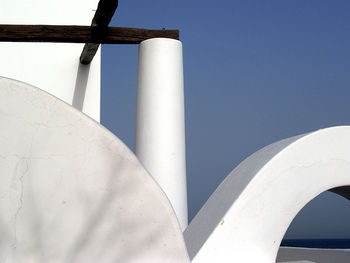 Built structure against clear blue sky