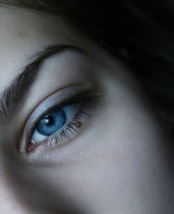 Cropped image of woman eye