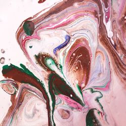 Close up of multi colored wall