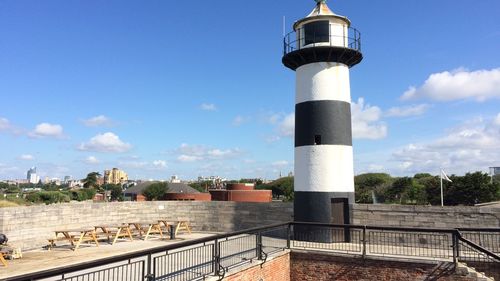 Lighthouse against sky