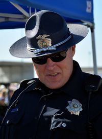 Portrait of mature man wearing hat