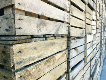 Full frame shot of wooden wall