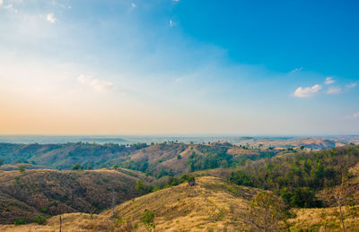 Scenic view of landscape against sky