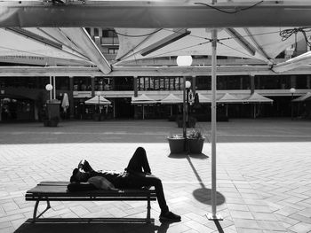 Empty chairs in restaurant