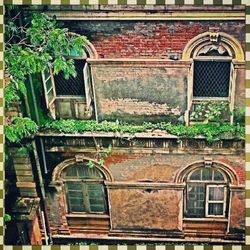 Facade of old house