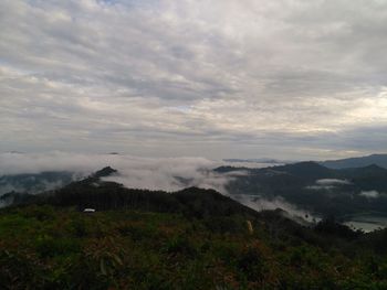 Scenic view of landscape against sky