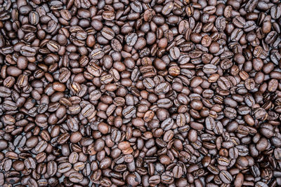 Full frame shot of coffee beans