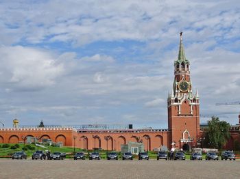 View of church against cloudy sky