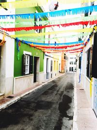 Multi colored residential building