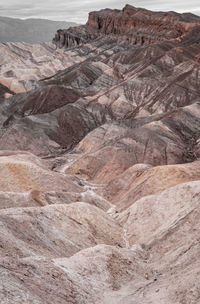 Rock formations in desert