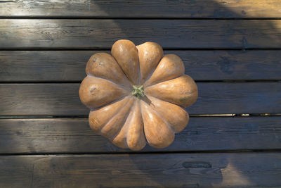 Directly above shot of bread on table