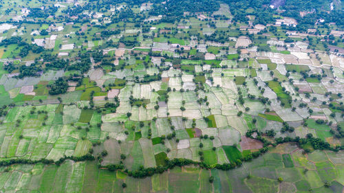 High angle view of cityscape