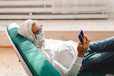 Young woman using mobile phone