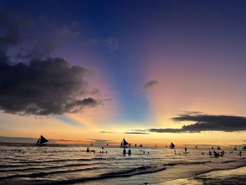 Boracay island's sunset is incomparable
