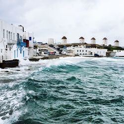 Boats in sea