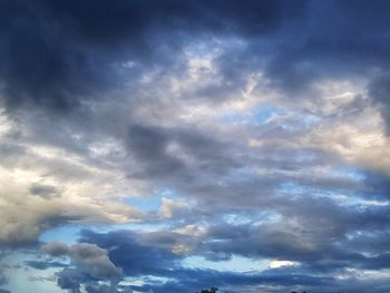 Low angle view of clouds in sky