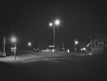 Road at night