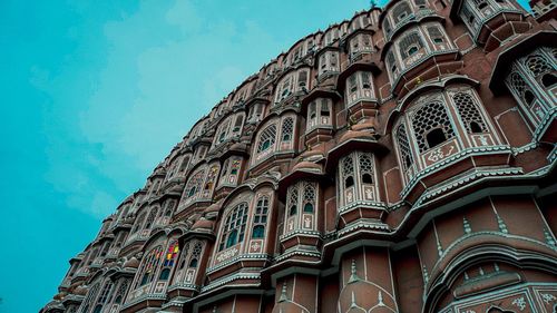 Low angle view of building against sky