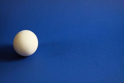 High angle view of ball on table