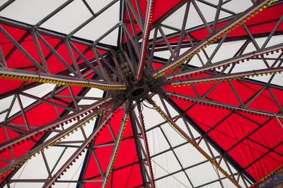 Low angle view of ferris wheel