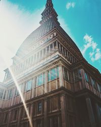 Low angle view of building against sky