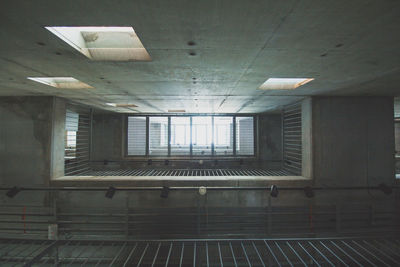 Interior of abandoned building