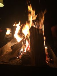 Bonfire at night