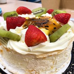 Close-up of dessert in plate