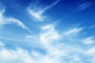 Low angle view of vapor trail in sky