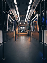 Interior of train