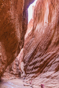View of rock formations