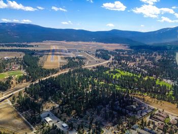 Aerial view of landscape