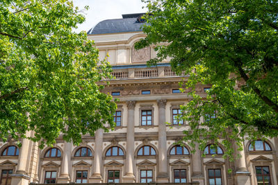 Facade of historic building