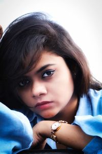 Close-up portrait of girl